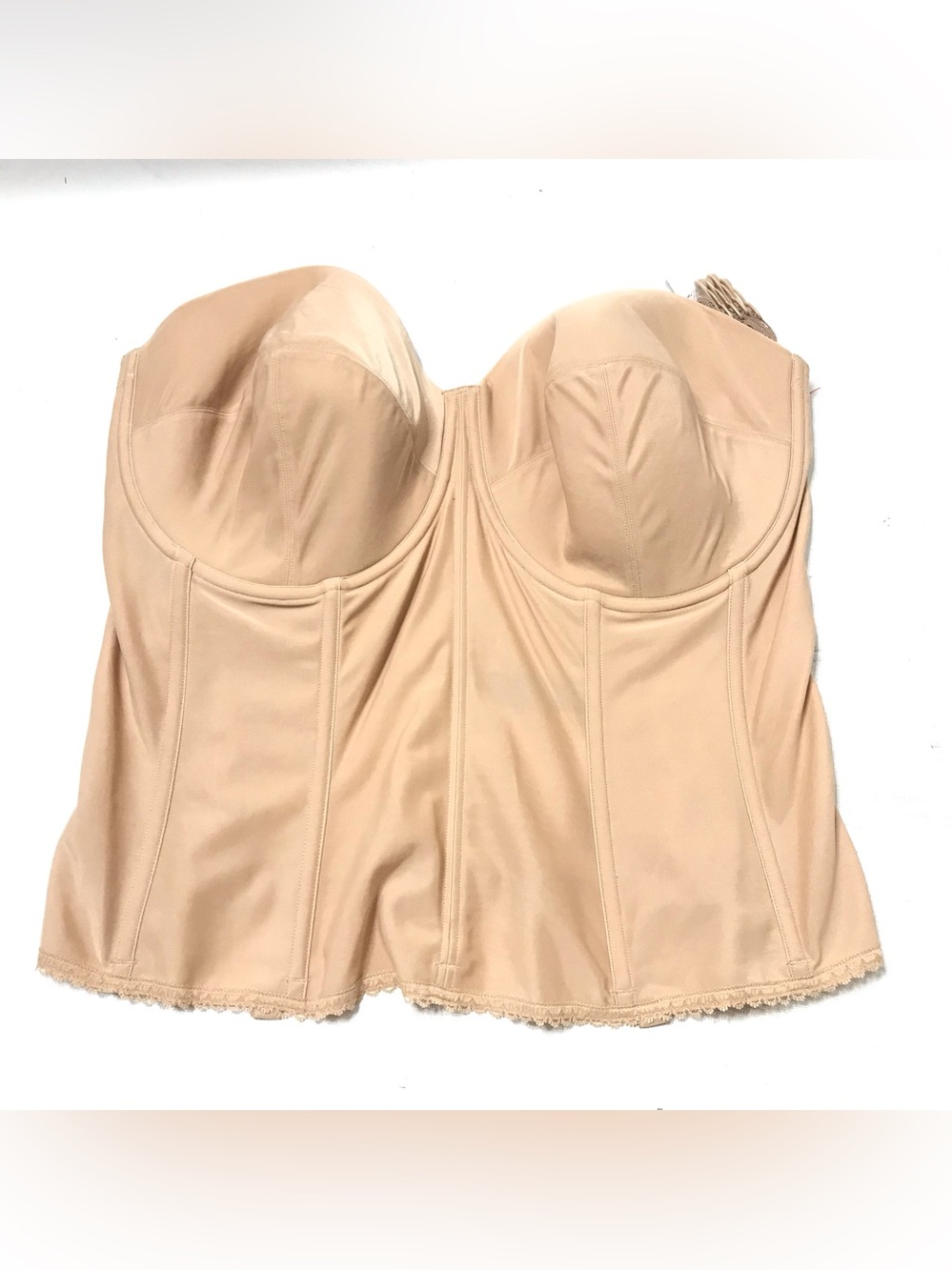 Dominique Brianna Longline Strapless Bra 8980 42G Low Back Mocha NWT $89.95 New